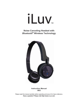 Noise Canceling Headset with Wireless Technology Bluetooth