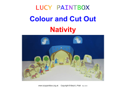 Colour and Cut Out Nativity Nov 2010