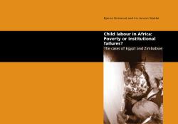 Child labour in Africa: Poverty or institutional failures?