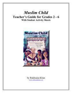 Muslim Child Teacher’s Guide for Grades 2 - 6
