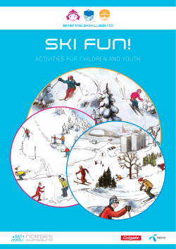 SKI FUN! ACTIVITIES FOR CHILDREN AND YOUTH 1
