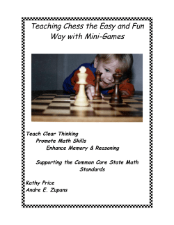Teaching Chess the Easy and Fun