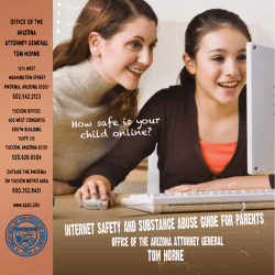 How safe is your child online? OFFICE OF THE Arizona