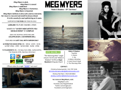 Meg Myers is dark. Meg Myers is sexual. Meg Myers is addictive.