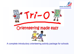 A complete introductory orienteering activity package for schools