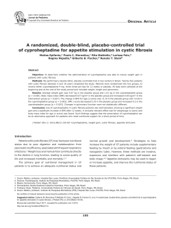 A randomized, double-blind, placebo-controlled trial