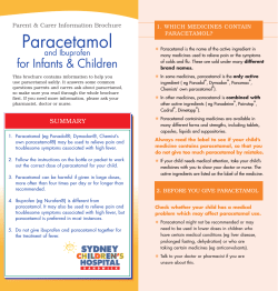Paracetamol and Ibuprofen