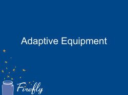 Adaptive Equipment