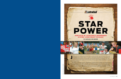 STAR POWER J hOW DALE JR. IS mAkIng A DIffEREncE