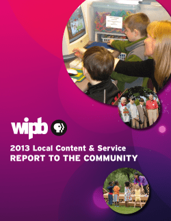 CPB Local Service Report
