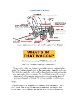 Types of Covered Wagons