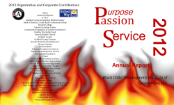 P 2012 assion urpose