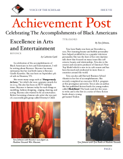 Post Achievement Excellence in Arts and Entertainment