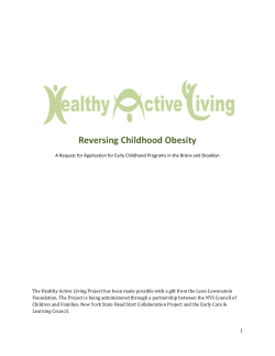 Reversing Childhood Obesity
