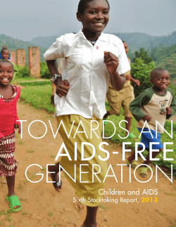 Towards an AIDS-free generaTion