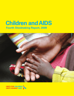 Children and AIDS Fourth Stocktaking Report, 2009