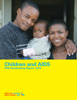 Children and AIDS Fifth Stocktaking Report, 2010