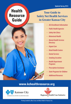 Health Resource Guide Your Guide to