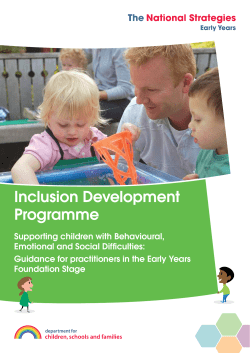 Inclusion Development Programme