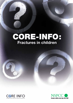 CORE-INFO: Fractures in children