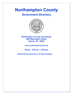 Northampton County  Government Directory Northampton County Courthouse