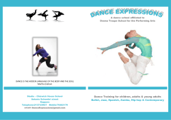 Dance Training for children, adults &amp; young adults