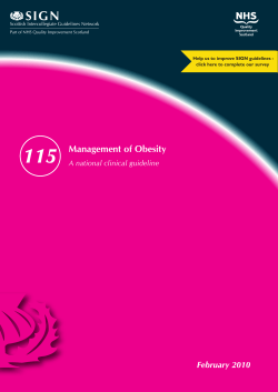 115 SIGN Management of Obesity February 2010