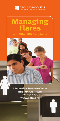 Managing Flares and Other IBD Symptoms www.ccfa.org