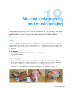 8  Musical instruments and music making
