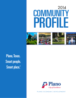 Plano, Texas. Smart people. Smart place.