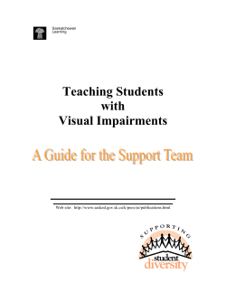 Teaching Students with Visual Impairments Web site: