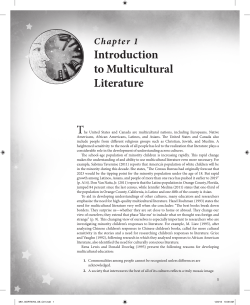 Introduction to Multicultural Literature T