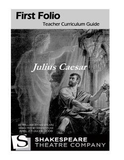 Julius Caesar First Folio
