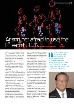 Arison not afraid to use the F* word ... FUN C 35