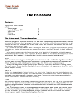 The Holocaust Contents