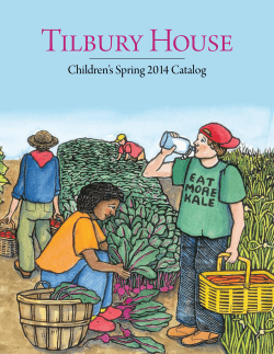 Tilbury House Children’s Spring 2014 Catalog