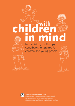 children in mind with how child psychotherapy