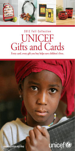 UNICEF Gifts and Cards