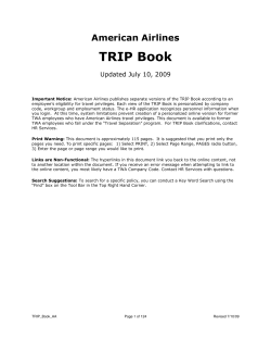 TRIP Book  American Airlines