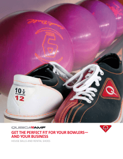 Get the perfect fit for your bowlers— and your business