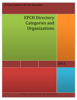 EPCH Directory Categories and Organizations