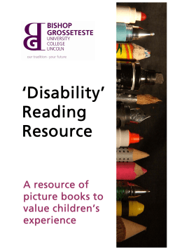 ‘Disability’ Reading Resource
