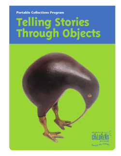 Telling Stories Through Objects Portable Collections Program