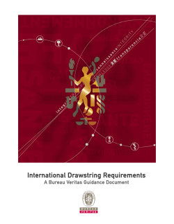 International Drawstring Requirements A Bureau Veritas Guidance Document