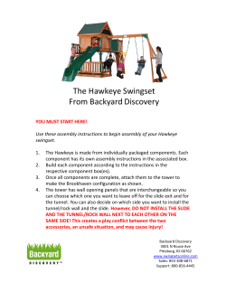 The Hawkeye Swingset From Backyard Discovery