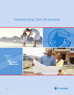 Voluntary Group Term Life Insurance 0159297