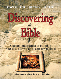 Discovering Bible the A simple introduction to the Bible,