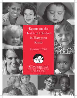 Report on the Health of Children in Hampton Roads