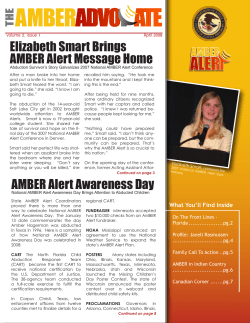 Elizabeth Smart Brings AMBER Alert Message Home