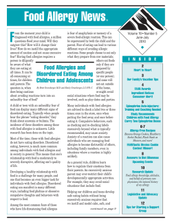 F Food Allergy News